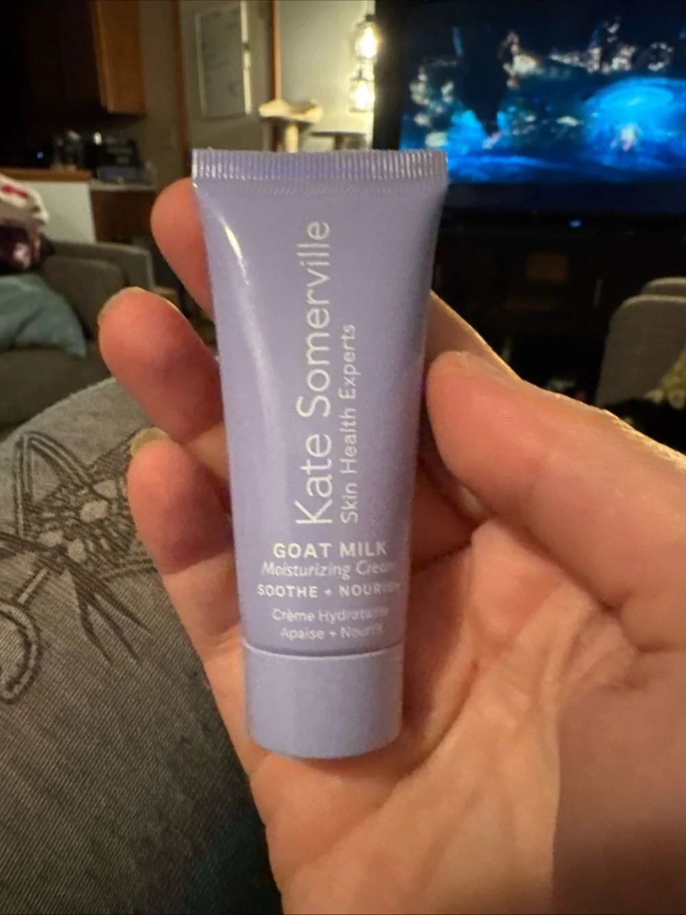 Kate Somerville Lavender Travel Cream Tube Goat Milk